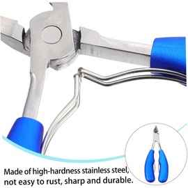 Outanaya Surgical Grade Stainless Steel Toenail Clippers Curved Precision Nipper for Thick Nails Portable Manicure Pedicure Tool Durable Resistant Cuticle Trimmer for Home and Salon Use