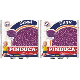 Pinduca - Sagu - Tapioca in Pearl - 17.64 Oz (PACK OF 02) | Sagu - Tapioca em Pérola - 500g …