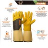 ROSTAING Handschuhe RONCIER - Ein Paar Gartenhandschuhe - Lederschutz -
