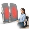 COMFIER Heated Lumbar Support Pillow with Vibration Massage, Back Support