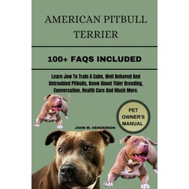 AMERICAN PITBULL TERRIER: The history of the American pitbull terrier, also called pitbull, is extensive and varied. To understand the pit bull today, ... different countries and historical periods