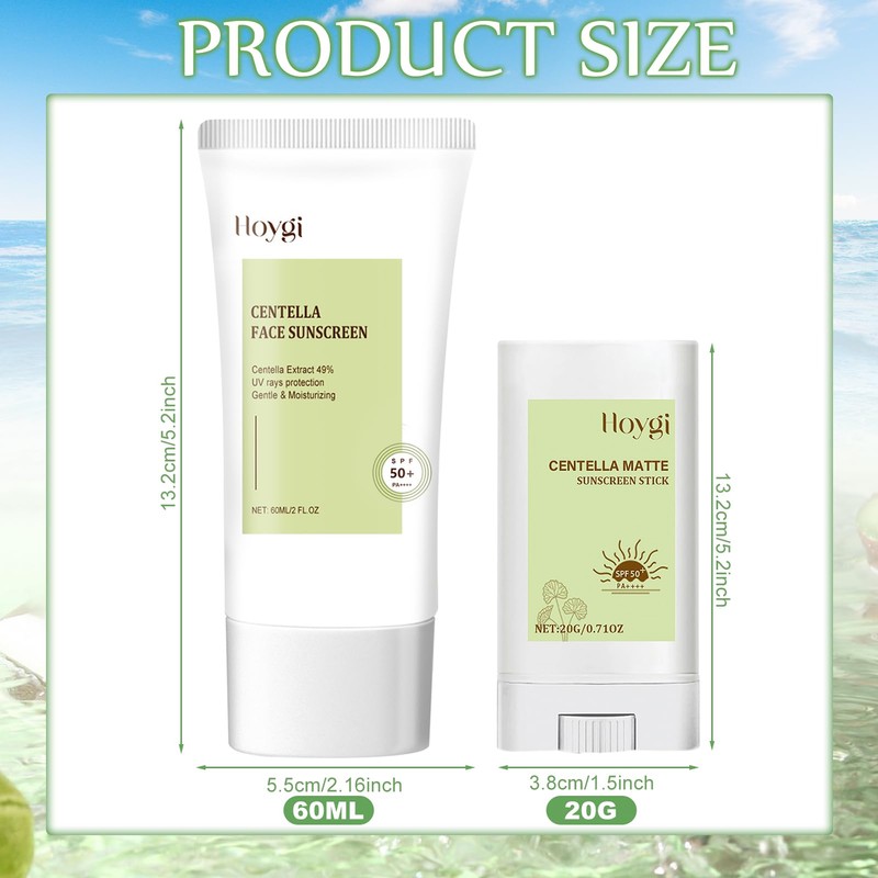 Centella Sunscreen SPF 50 + Sun Stick, Sun Cream and