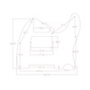 Dopro Metal Aluminum Anodized 8 Hole Tele Pickguard with Metal