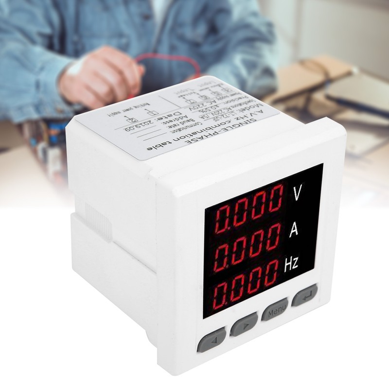72 UIF Multi Function Meter Single Phase A V HZ