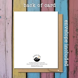 HolisticPrints The sweetest penguin cheerful and adorable offering a Heart Valentine's Day, Anniversary, Mother's Day Greeting Card with Self Adhesive Envelope # HP001491