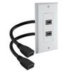 iMBAPrice - HDMI Pigtail Wall Plate Built-in Flexible Hi-Speed HDMI
