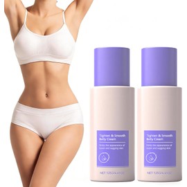 Tighten & Smooth Belly Cream - Skin Tightening Moisturizer - 125g (2 Pcs)