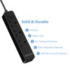 JSVER Extension Lead with USB Slots, 5M Power Strip 3250W