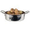 APS 30347 Square Washable Tetron Bread Basket, Grey/Beige, 19 x