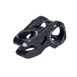 FIFTY-FIFTY Aluminum Alloy Mountain Bike Stem for 1-1/8 Steer Tube 31.8mm Handlebar, Short Handlebar Stem for All Mountain, MTB, Downhill, Freeride (50mm, Black)