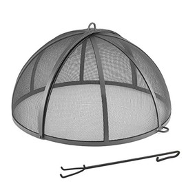 Good Directions 775 Heavy Duty Fire Pit Spark Screen Hinged for Easy Access, 30 Inch