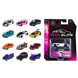 Jada Toys - Pink Slips Model Car (1 Piece, 7.5 cm) 1:64 Metal Car in Luxury Design, 12 Assorted Set, Random Selection, Toy Car for Adults and Children Aged 8+