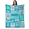Kieetlan Mom Gift, Best Mom Gifts Throw Blanket 60" X