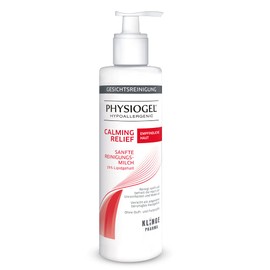 PHYSIOGEL Calming Relief Cleansing Milk 200ml - Gentle Facial Cleansing for Sensitive Skin - Gently Soothes and Cleans the Skin and Frees Impurities and Makeup