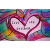 CafePress Love One Another John 13:34 Oval Car Bumper Sticker