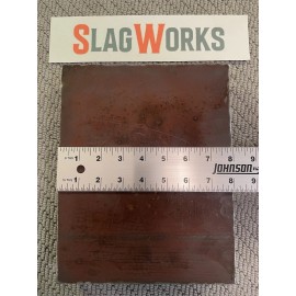 SlagWorks 1/2x8x10 inch steel plate 8”x10” A36 Hot Roll Flat 1/2" Thick