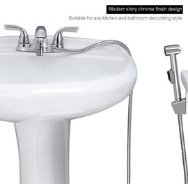 PureSec DV09 Kitchen and Bathroom Sink Faucet Diverter Valve with Aerator and Male Threaded Adapter for 1/2" Hose Attachment for Water Diversion Brass