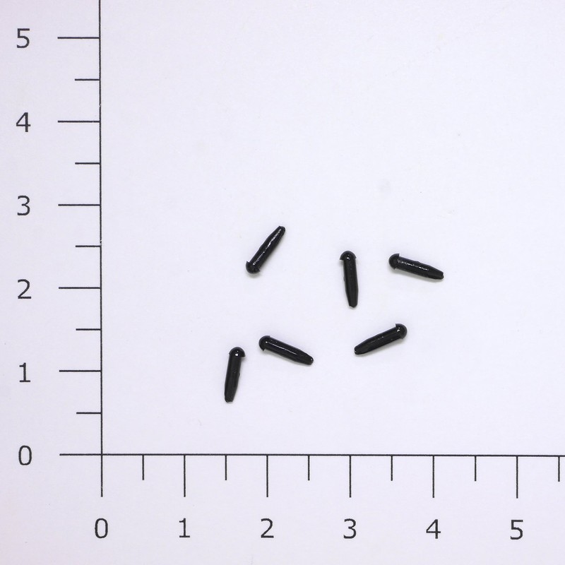 NASKA 7270 Edge 0.08 inch (2 mm) Black 6 Pieces