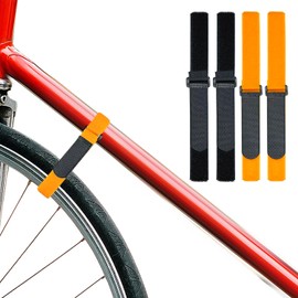 HZMM 4 Pcs Bike Rack Strap Bike Wheel Stabilizer Straps, Bike Wheel Strap Replacement, Adjustable Bicycle Wheel Strap, Bicycle Tire Stabilizer Strap, Bike Tie Down Straps, Bike Straps for Rack