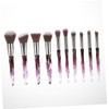 Ipetboom Juego De 10 Brochas De Maquillaje Con Cerdas Blancas