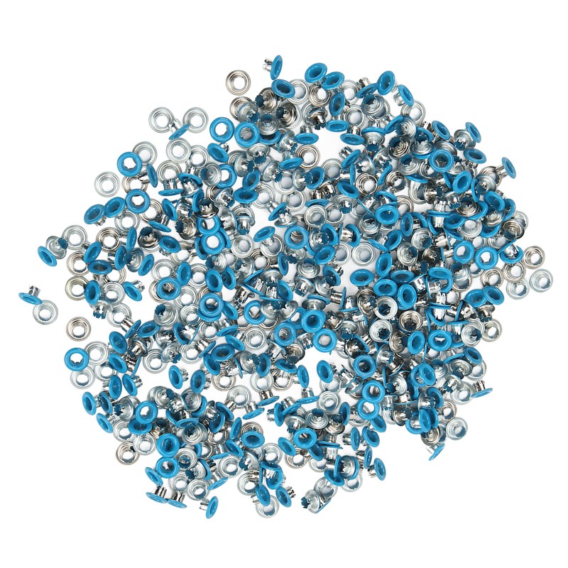 500Pcs Eyelet Grommet Round Edge Color Fine Workmanship Good Toughness