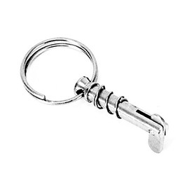Marine Grade Stainless Bimini Top Pin w/Drop Cam & Spring 1/4" x 1" Grip