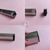 4 Pack 1.5 Inch Square Tube End Cap Plastic Plugs,