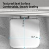 Wall Mounted Folding Shower Seat, White