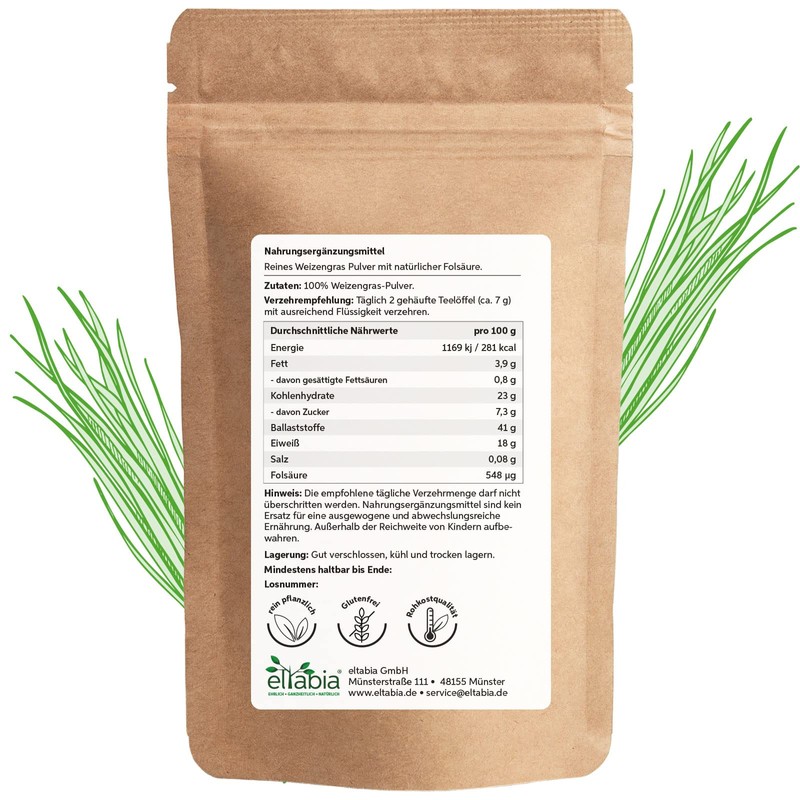 Wheatgrass Powder Ground 200 g Wheatgrass Powder in Premium Raw
