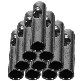 Toddmomy 10pcs Umbrella Tail Beads: Umbrella Repair Parts - Sturdy Metal Beads for Folding Umbrellas - As Shown