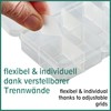 Sorting Box with 15 Adjustable Compartments Plastic Storage Box Organiser