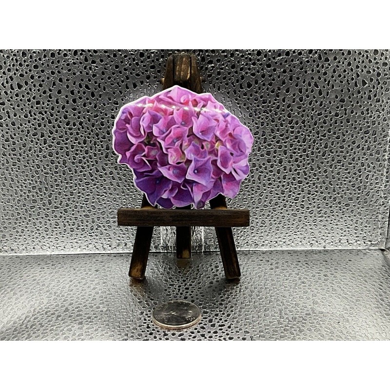 Unbranded HYDRANGEA FLOWER WATERPROOF VINYL STICKERS/DECAL