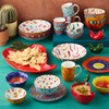 Caliente 28-Ounce All Purpose Bowls, Set of 6, 6.25-Inch, Bold