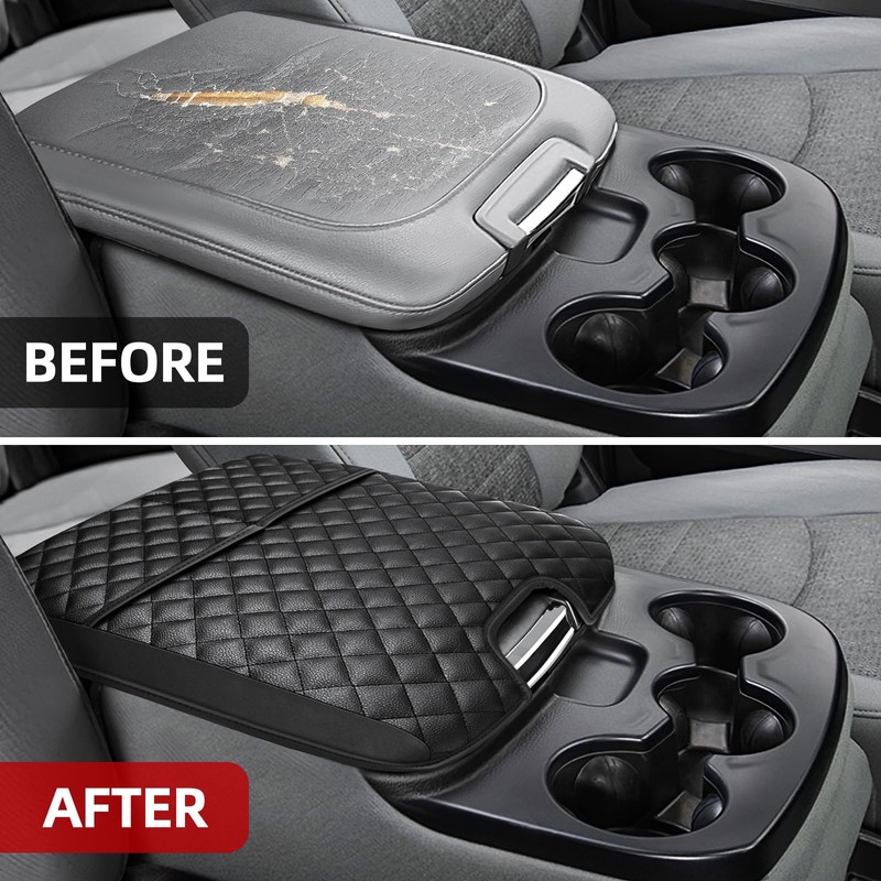 Center Console Cover Compatible with 2013-2018 Dodge Ram 1500 &