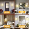 Loyareal Wall Sconces Set of Two, Brushed Nickel Wall Sconce