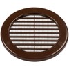 HVAC OV 5pack 4" Inch (Grille Dimensions) Brown Plastic Round