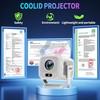 [Auto Focus & 2026 Upgraded] Mini Projector 1080P FHD Support