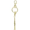 Nakano MM120KHCLG Brass Band Key Chain Clarinet Gold