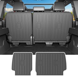 powoq 5 Seats Cargo Mat Compatible with 2025 Toyota 4Runner Trunk Mat (Not for Hybrid EV) Cargo Liner TPE Back Seat Protector Trunk Liner Replacement for 2025 Toyota 4Runner Accessories