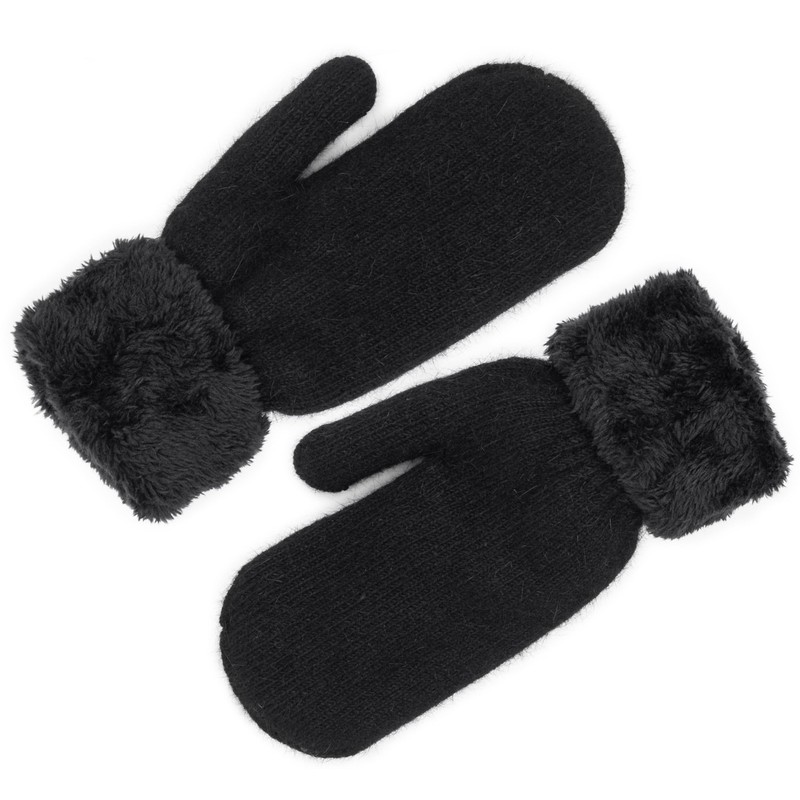 Eohak Women Men Winter Gloves Warm Lining - Winter Knitted
