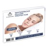 Waterproof Pillow Protector 2 Piece Set - Queen Size, Zippered