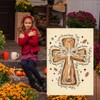 Fall Garden Flag, Christian Garden Flags for Outside 12x18 Inch