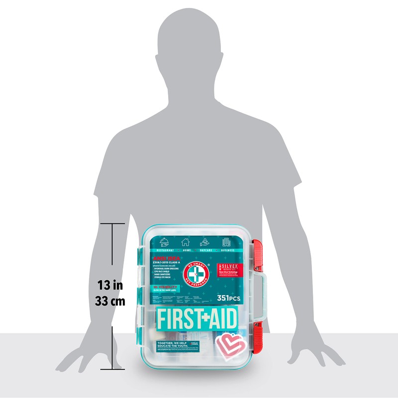 Be Smart Get Prepared - 351 Piece First Aid Kit