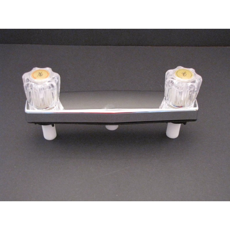 Matco-Norca Mobile Home RV Shower Faucet. 2 Valve. Chrome. 8"