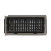 Decor Grates (4-Pack) SPH410-NKL Scroll Design Floor Register, 4x10 Inches,