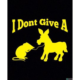 I Don't Give A Rats Ass Vinyl Bumper Decal  5” x 4” Truck Car Laptop Sticker