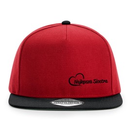 Huuraa Leisure Cap Najlepsza Siostra Gift Snapback Cap Red Najlepsza Siostra Souvenir