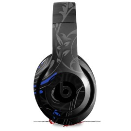 Skin Decal Wrap Works with Beats Studio 2 and 3 Wired and Wireless Headphones Twisted Garden Gray and Blue Skin Only Headphones NOT Included