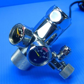 1pc Aquarium Co2 Regulator Magnetic Valve - Adjustable Solenoid Planted Gauged TANK