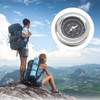 Mini Compass, 60 mm Stainless Steel Compass, Portable Pocket Compass,